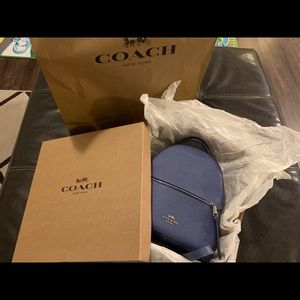 Coach Blue Violet Jordyn Backpack